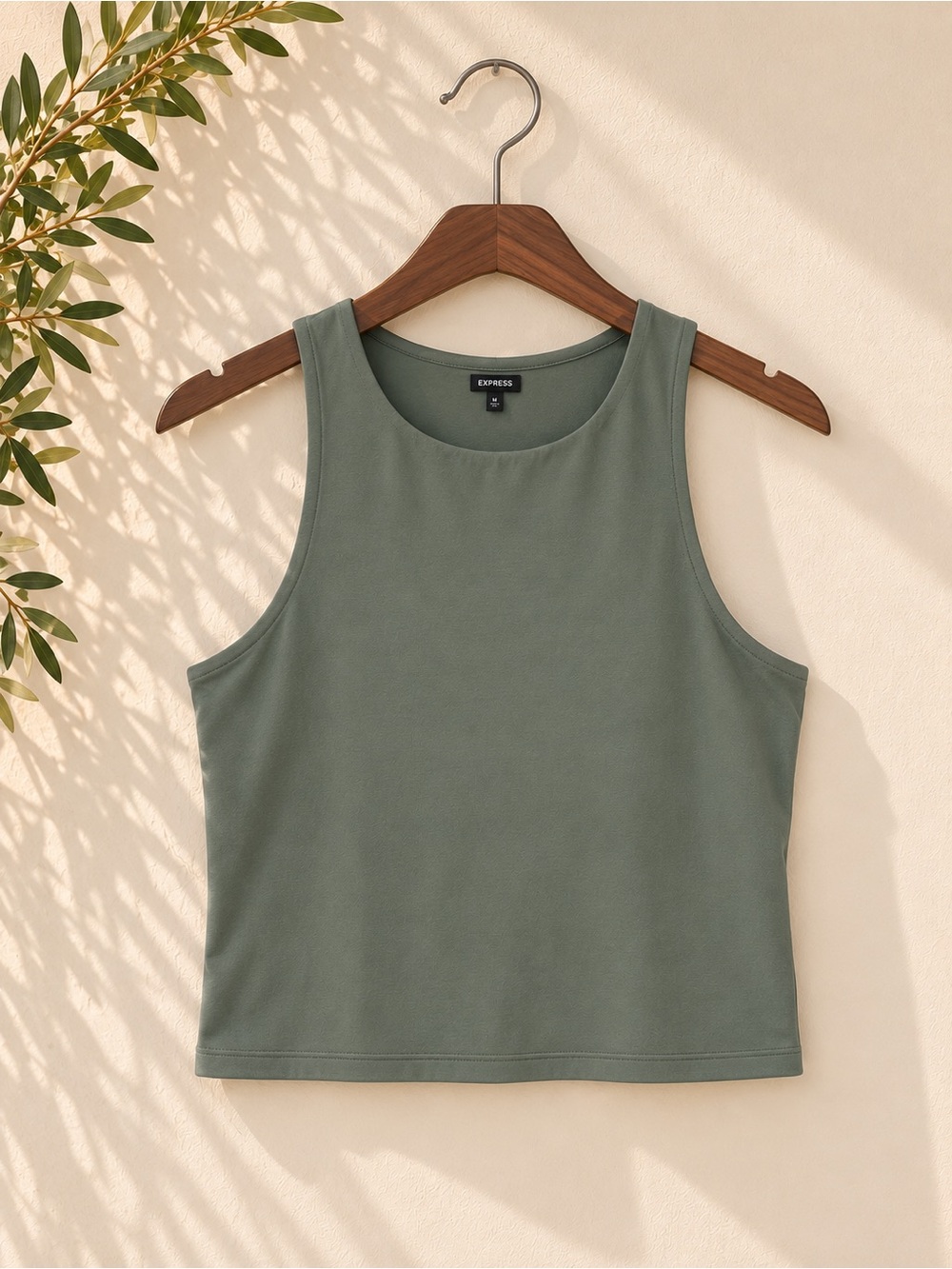 Express Sage Green Tank Top
